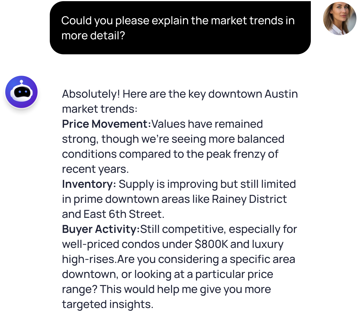 Lofty AI chat image 4